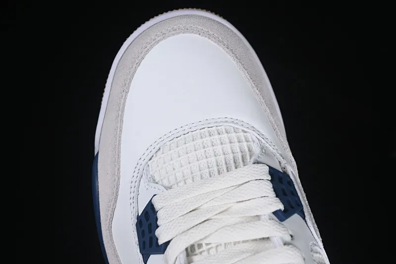 All categories Air Jordan Jordan series basketball shoes Air Jordan 4 Nk SB x Air Jordan 4 "Navy" AJ4 Joe 4 joint white and blue DR5415-100